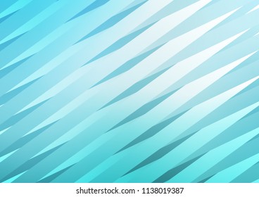 Light BLUE vector layout with flat lines. Modern geometrical abstract illustration with staves. The pattern can be used as ads, poster, banner for commercial.