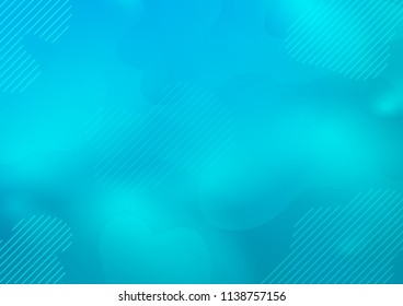 Light BLUE vector layout with flat lines. Glitter abstract illustration with colored sticks. The template can be used as a background.