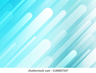 Light BLUE vector layout with flat lines. Shining colored illustration with narrow lines. Best design for your ad, poster, banner.