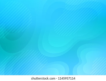 Light BLUE vector layout with flat lines. Blurred decorative design in simple style with lines. The pattern can be used for busines ad, booklets, leaflets