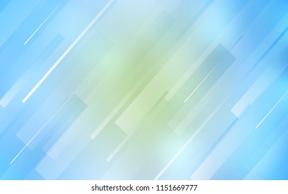 Light BLUE vector layout with flat lines. Modern geometrical abstract illustration with Lines. The pattern for ad, booklets, leaflets.