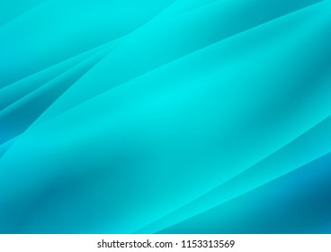 Light BLUE vector layout with flat lines. Decorative shining illustration with lines on abstract template. Best design for your ad, poster, banner.