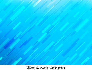 Light BLUE vector layout with flat lines. Shining colored illustration with narrow lines. The pattern can be used for websites.