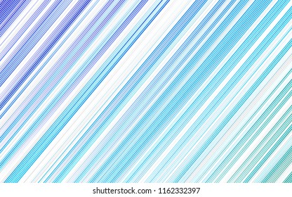 Light BLUE vector layout with flat lines. Modern geometrical abstract illustration with staves. Best design for your ad, poster, banner.