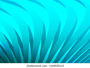 Light BLUE vector layout with flat lines. Decorative shining illustration with lines on abstract template. Smart design for your business advert.