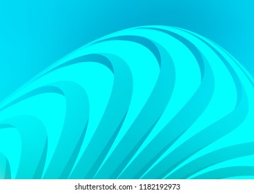 Light BLUE vector layout with flat lines. Shining colored illustration with narrow lines. The pattern can be used for websites.