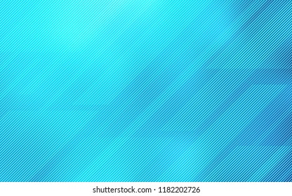 Light BLUE vector layout with flat lines. Blurred decorative design in simple style with lines. The pattern for ad, booklets, leaflets.