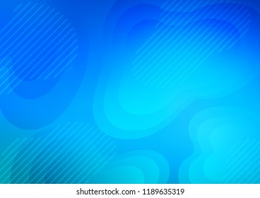 Light BLUE vector layout with flat lines. Glitter abstract illustration with colored sticks. Best design for your ad, poster, banner.