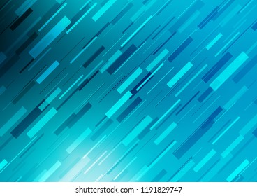 Light BLUE vector layout with flat lines. Shining colored illustration with narrow lines. Best design for your ad, poster, banner.