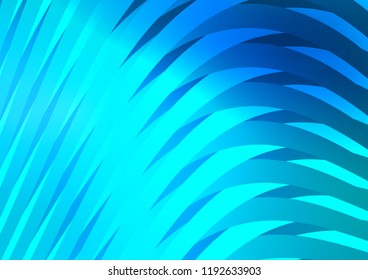 Light BLUE vector layout with flat lines. Blurred decorative design in simple style with lines. The pattern can be used for busines ad, booklets, leaflets