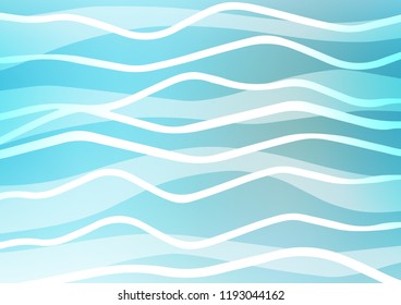 Light BLUE vector layout with flat lines. Glitter abstract illustration with colored sticks. The template can be used as a background.