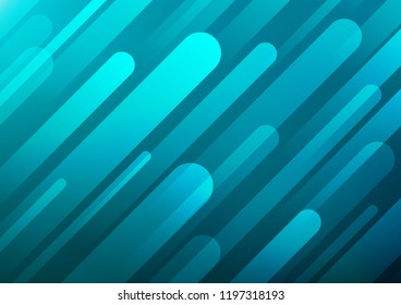 Light BLUE vector layout with flat lines. Shining colored illustration with narrow lines. The pattern can be used for websites.