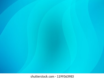 Light BLUE vector layout with flat lines. Decorative shining illustration with lines on abstract template. The pattern can be used for websites.