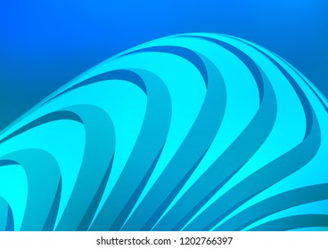 Light BLUE vector layout with flat lines. Shining colored illustration with narrow lines. Smart design for your business advert.