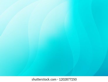Light BLUE vector layout with flat lines. Decorative shining illustration with lines on abstract template. Smart design for your business advert.