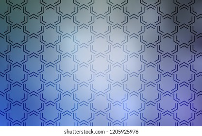 Light BLUE vector layout with flat lines. Glitter abstract illustration with colored sticks. Template for your beautiful backgrounds.