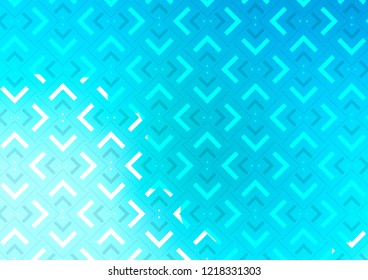 Light BLUE vector layout with flat lines. Glitter abstract illustration with colored sticks. The template can be used as a background.