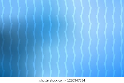 Light BLUE vector layout with flat lines. Lines on blurred abstract background with gradient. Pattern for ads, posters, banners.