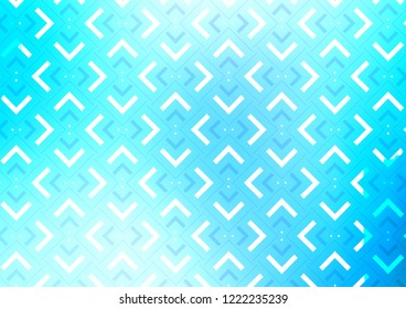 Light BLUE vector layout with flat lines. Shining colored illustration with narrow lines. The template can be used as a background.