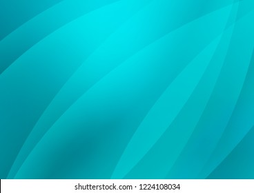 Light BLUE vector layout with flat lines. Shining colored illustration with narrow lines. Best design for your ad, poster, banner.