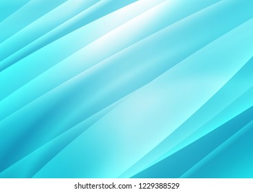 Light BLUE vector layout with flat lines. Blurred decorative design in simple style with lines. Best design for your ad, poster, banner.