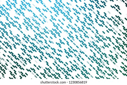 Light BLUE vector layout with flat lines. Shining illustration with lines on abstract template. Pattern for ads, posters, banners.