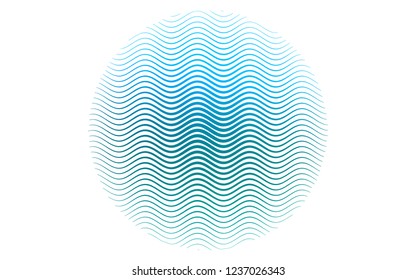Light BLUE vector layout with flat lines. Shining illustration with lines on abstract template. Pattern for ads, posters, banners.