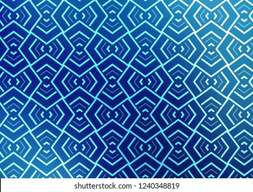 Light BLUE vector layout with flat lines. Modern geometrical abstract illustration with staves. Best design for your ad, poster, banner.