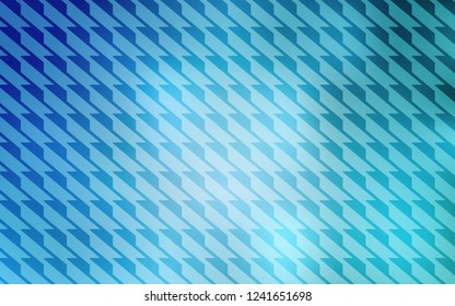 Light BLUE vector layout with flat lines. Shining colored illustration with sharp stripes. Template for your beautiful backgrounds.