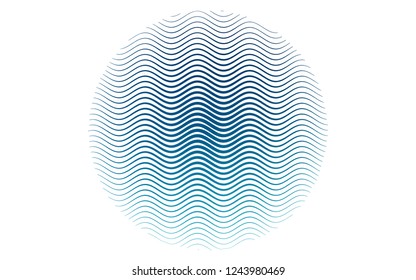 Light BLUE vector layout with flat lines. Blurred decorative design in simple style with lines. Pattern for business booklets, leaflets.