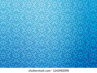 Light BLUE vector layout with flat lines. Blurred decorative design in simple style with lines. Pattern for business booklets, leaflets.