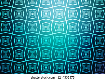 Light BLUE vector layout with flat lines. Glitter abstract illustration with colored sticks. Pattern for business booklets, leaflets.