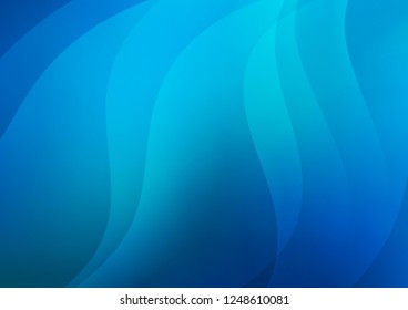 Light BLUE vector layout with flat lines. Modern geometrical abstract illustration with staves. The pattern can be used as ads, poster, banner for commercial.