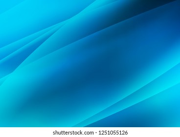Light BLUE vector layout with flat lines. Lines on blurred abstract background with gradient. The template can be used as a background.