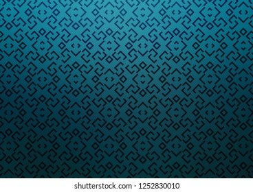 Light BLUE vector layout with flat lines. Shining colored illustration with narrow lines. Pattern for ads, posters, banners.