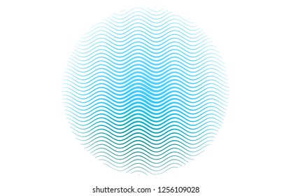 Light BLUE vector layout with flat lines. Shining colored illustration with narrow lines. Best design for your ad, poster, banner.