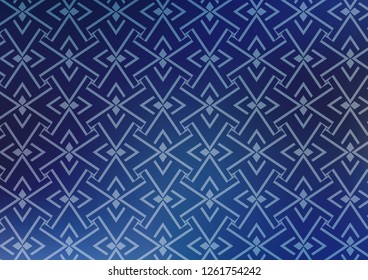 Light BLUE vector layout with flat lines. Lines on blurred abstract background with gradient. Pattern for websites, landing pages.