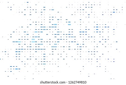 light BLUE vector layout with flat lines. Blurred decorative design in simple style with lines. Best design for your ad, poster, banner.