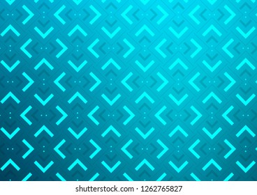 Light BLUE vector layout with flat lines. Shining colored illustration with narrow lines. The pattern can be used for busines ad, booklets, leaflets