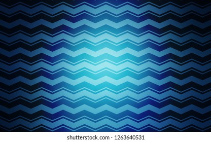 Light BLUE vector layout with flat lines. Colorful shining illustration with lines on abstract template. Template for your beautiful backgrounds.
