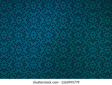 Light BLUE vector layout with flat lines. Modern geometrical abstract illustration with staves. Pattern for websites, landing pages.