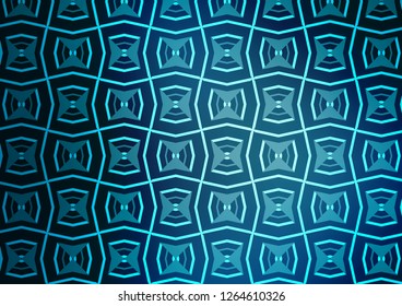Light BLUE vector layout with flat lines. Lines on blurred abstract background with gradient. Smart design for your business advert.