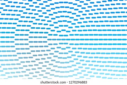 Light BLUE vector layout with flat lines. Lines on blurred abstract background with gradient. Pattern for websites, landing pages.
