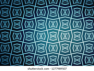 Light BLUE vector layout with flat lines. Modern geometrical abstract illustration with staves. Pattern for websites, landing pages.