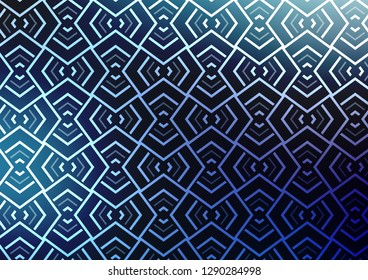 Light BLUE vector layout with flat lines. Modern geometrical abstract illustration with staves. Backdrop for TV commercials.