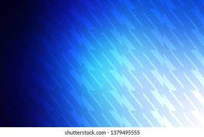 Light BLUE vector layout with flat lines. Colorful shining illustration with lines on abstract template. Smart design for your business advert.