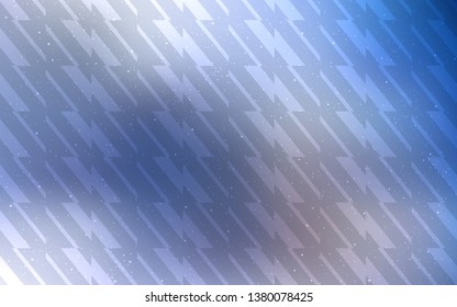 Light BLUE vector layout with flat lines. Lines on blurred abstract background with gradient. Pattern for your busines websites.