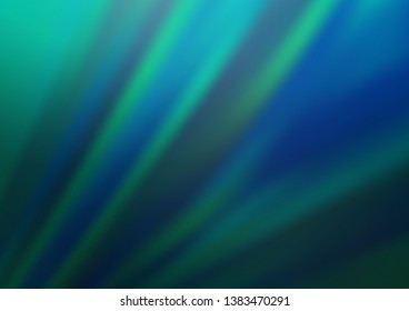 Light BLUE vector layout with flat lines. Lines on blurred abstract background with gradient. Best design for your ad, poster, banner.