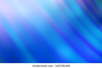 Light BLUE vector layout with flat lines. Lines on blurred abstract background with gradient. Best design for your ad, poster, banner.
