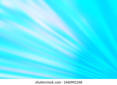 Light BLUE vector layout with flat lines. Blurred decorative design in simple style with lines. Backdrop for TV commercials.